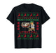 Litter's Full Merry Christmas Funny Cat Lover Ugly Christmas T-Shirt