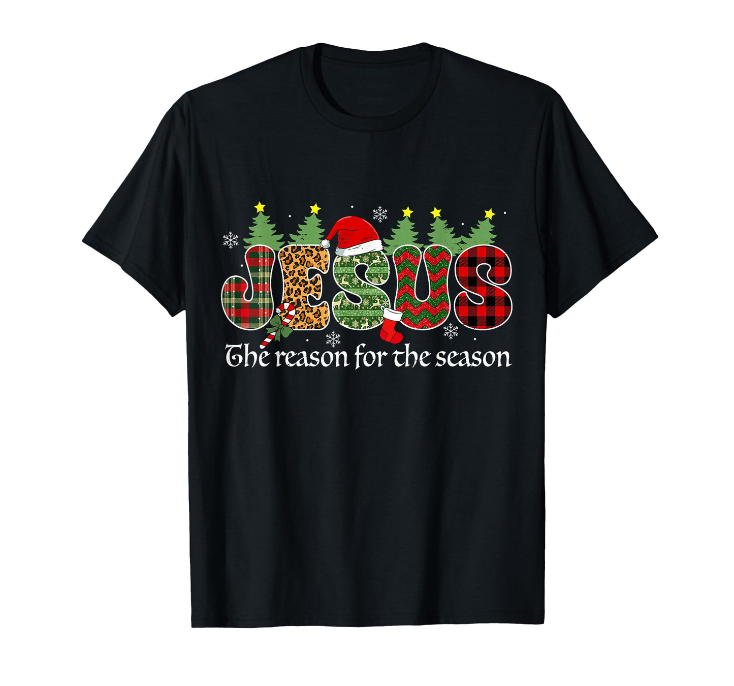 Xmas Jesus is The Reason for The Season Christmas Christian T-Shirt