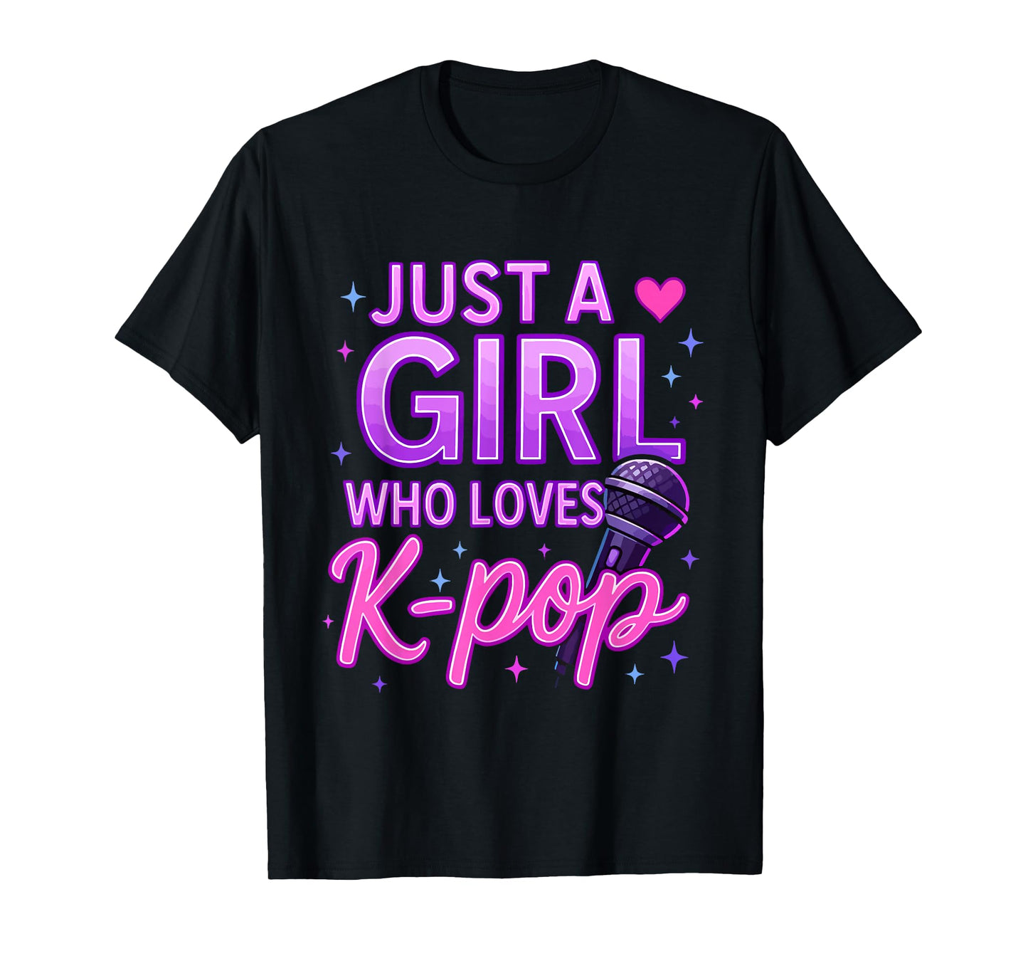 Funny Just A Girl Who Loves K-Pop T-Shirt