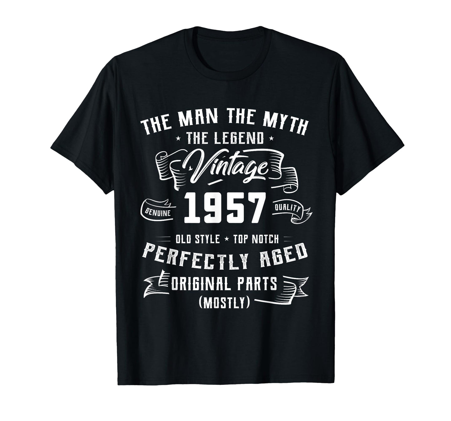 69th Birthday Gift Man Myth Legend 1957 69 for Years Old T-Shirt