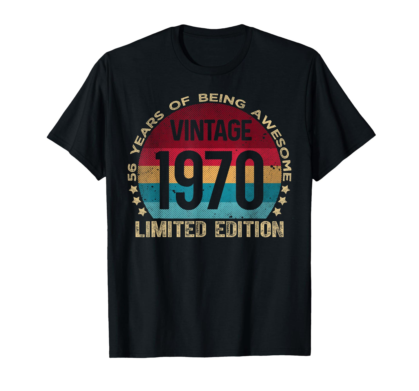 56 Year Old Gifts Vintage 1970 Limited Edition 56th Birthday T-Shirt