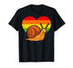 Snail Rainbow Heart T-Shirt