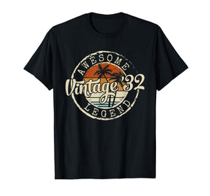 Vintage 1932 94yr 94th Birthday Gifts for Men 94 Years Old T-Shirt