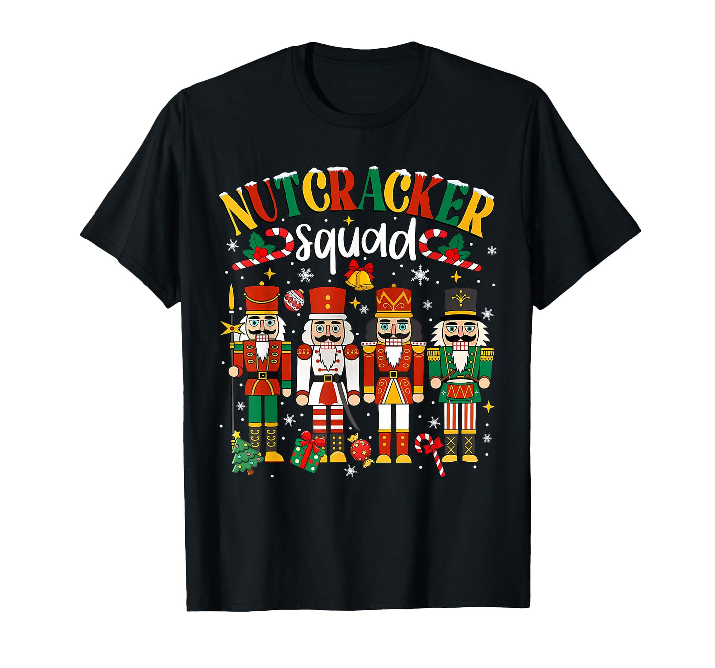 Christmas Nutcracker Squad Ballet Dance Women Kid Girls Xmas T-Shirt