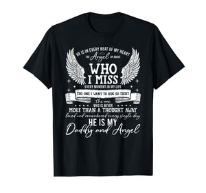 My Daddy is My Guardian Angel in Heaven, Grief to Daddy T-Shirt