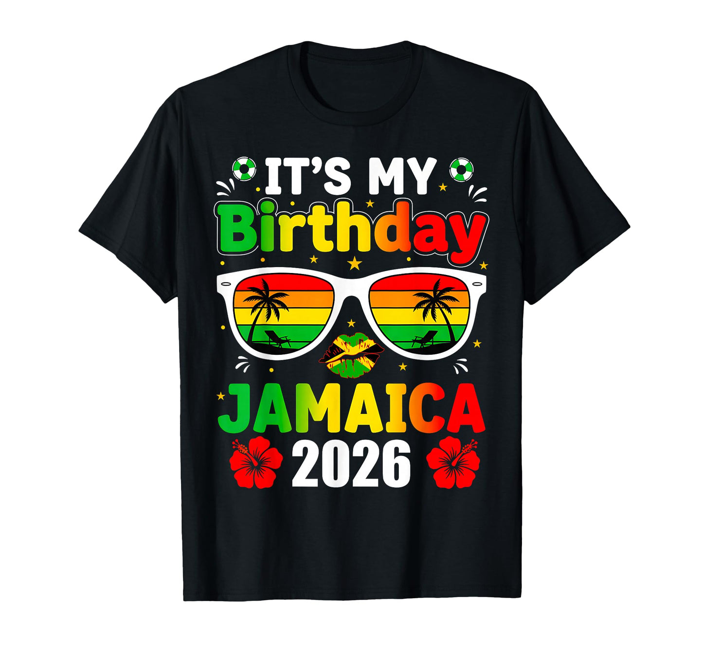 Jamaica Vacation 2026 Birthday Squad Family Trip Crew T-Shirt