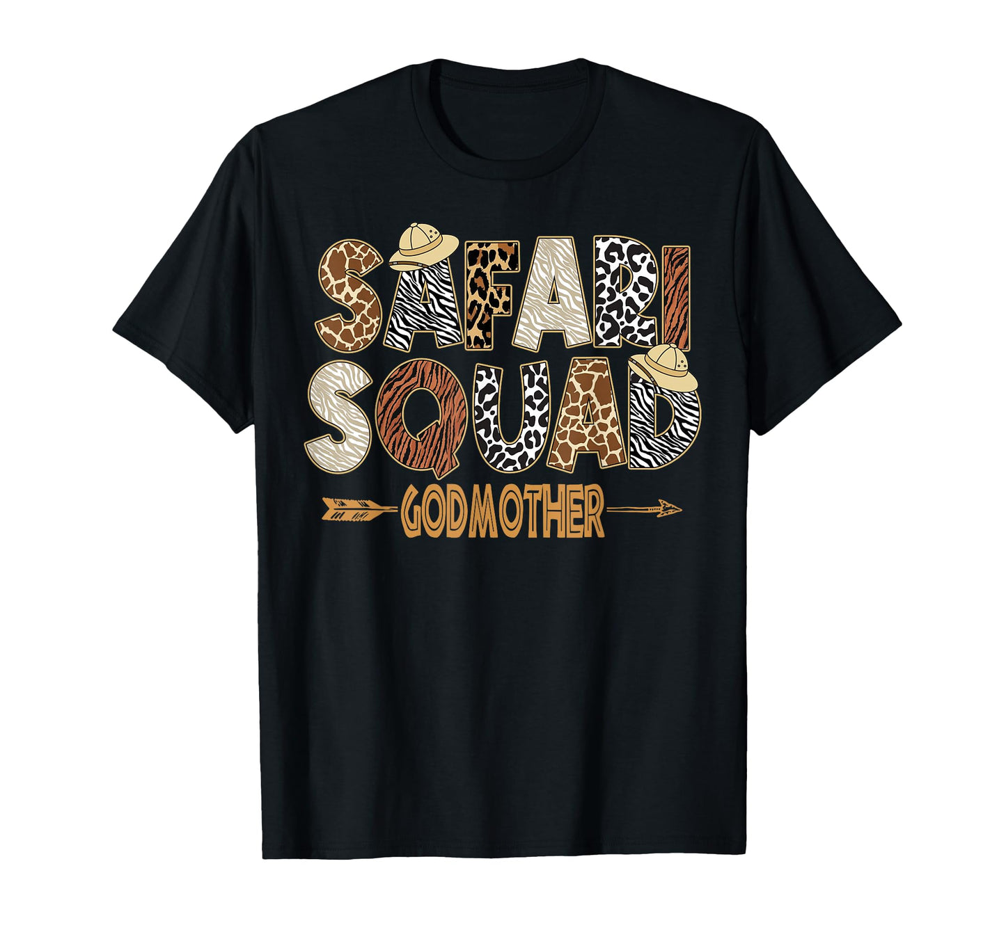 Safari Zoo Safari Squad Godmother of Birthday Boy Girl T-Shirt