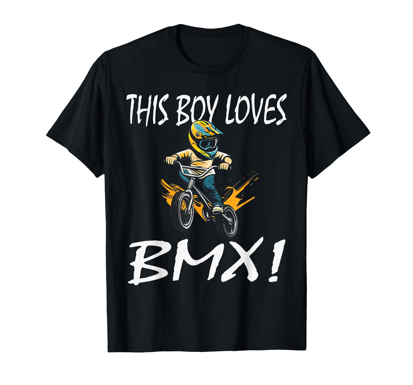 This boy Loves BMX, Kids BMX T-Shirt