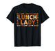 Fall Cafeteria Turkey Food School Lunch Lady Thanksgiving T-Shirt