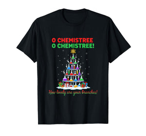 Oh Chemistree Christmas Funny Science Teacher T-Shirt