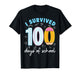 I Survived 100 Days of School Funny Meme Teacher Student T-Shirt
