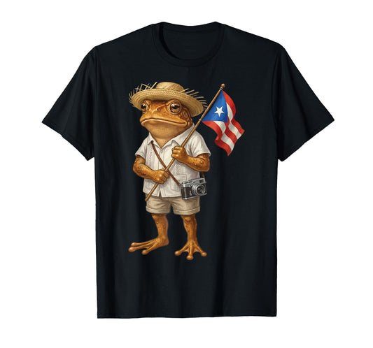 Coquí Frog Tourist Puerto Rico Puerto Rican T-Shirt
