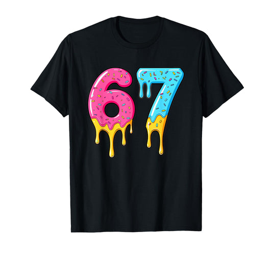 67 Baseball 101 Apparel Youth Drip Boys Kids Meme T-Shirt