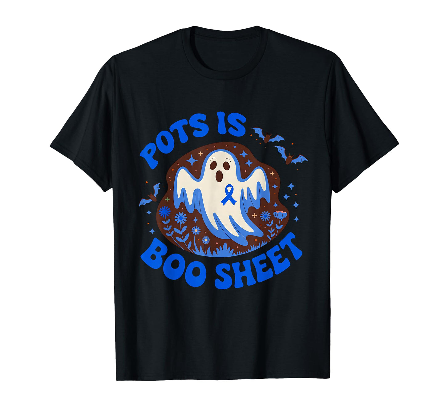 Postural orthostatic tachycardia Syndrome Boo Sheet Ghost T-Shirt