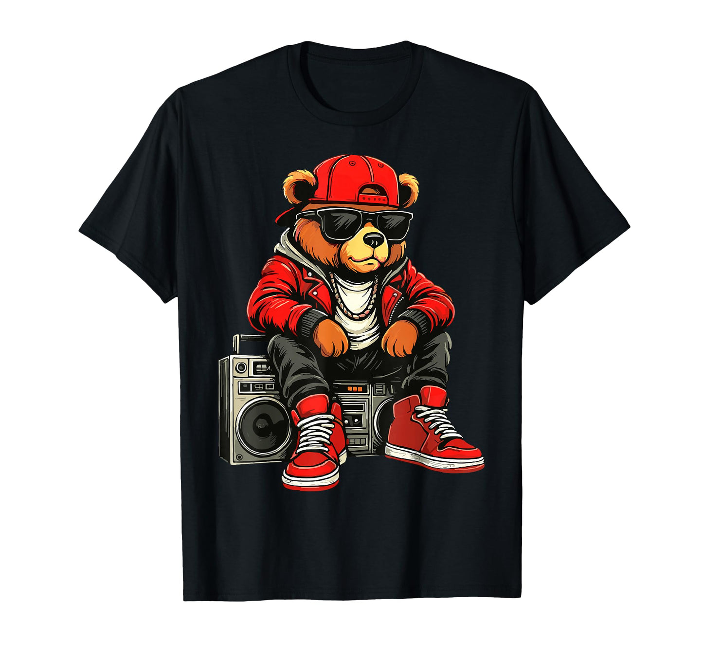 Hip Hop Teddy Bear Rap Music T-Shirt