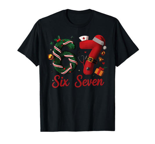 67 Christmas Costume Nurse Holiday Family Look T-Shirt