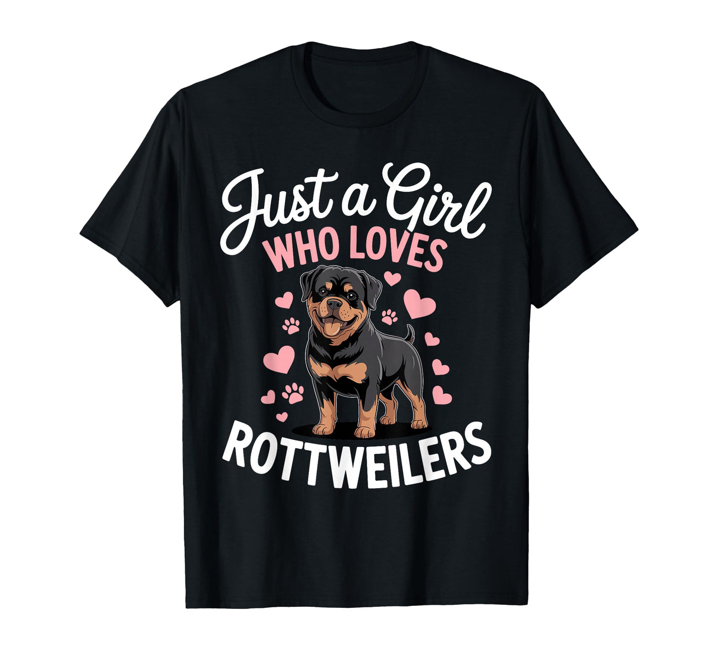 Rottweiler Art for Women Girls Kids Rottie Lover Rottweiler T-Shirt