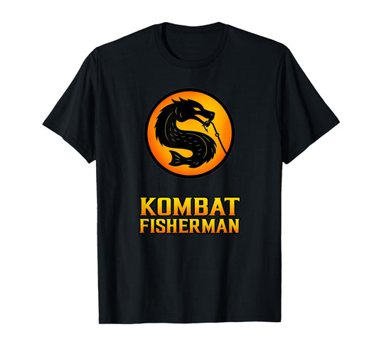 Gamer Fish Salmon Fishing Combat Fisherman T-Shirt