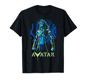 Avatar: Fire and Ash Jake Sully Blue Portrait T-Shirt