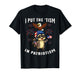 I Put Tism in Patriotism Raccoon Bald Eagle 4th of July USA T-Shirt
