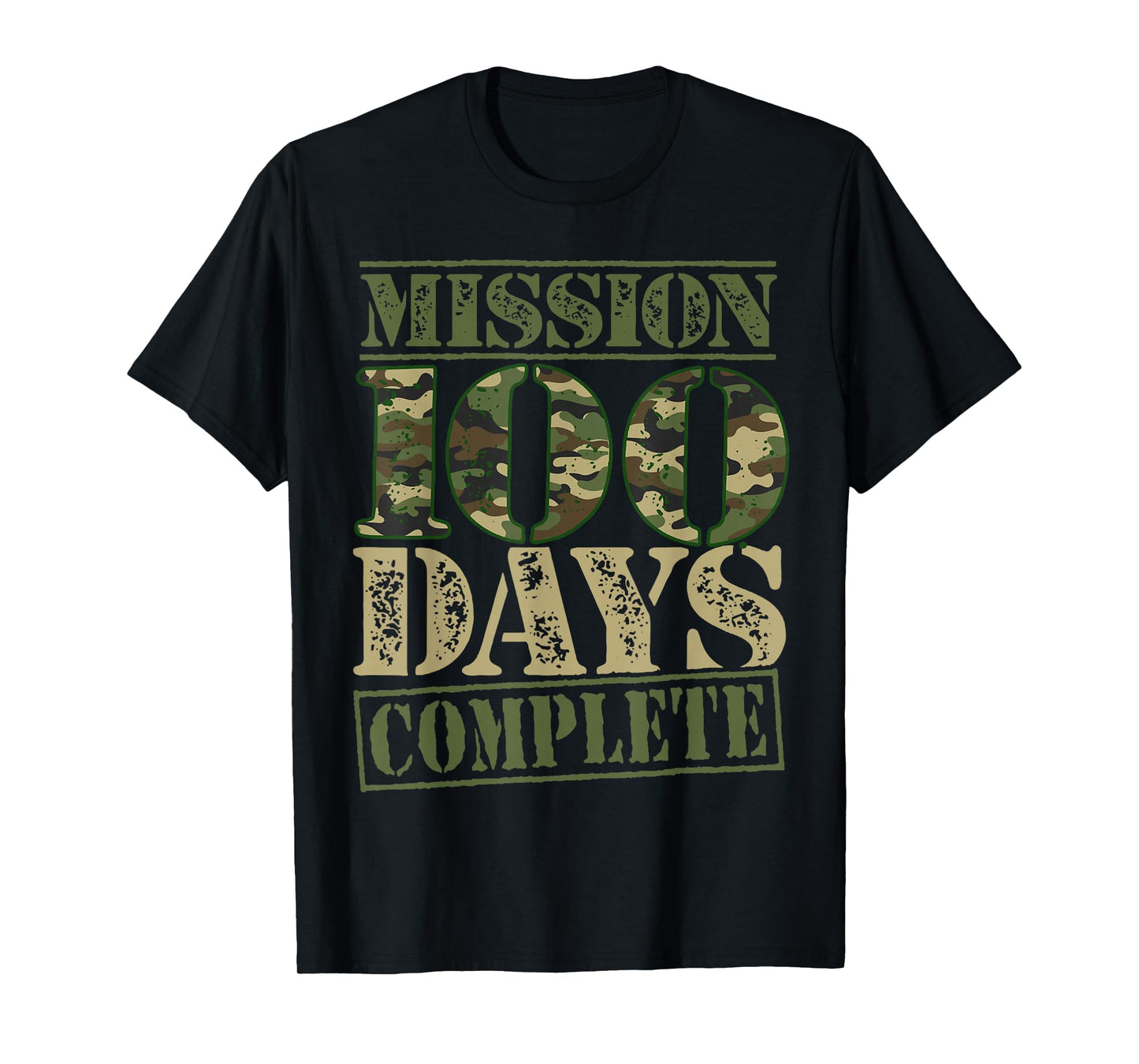 Level 100 Days of School Mission Complete Games Boys Gamer T-Shirt