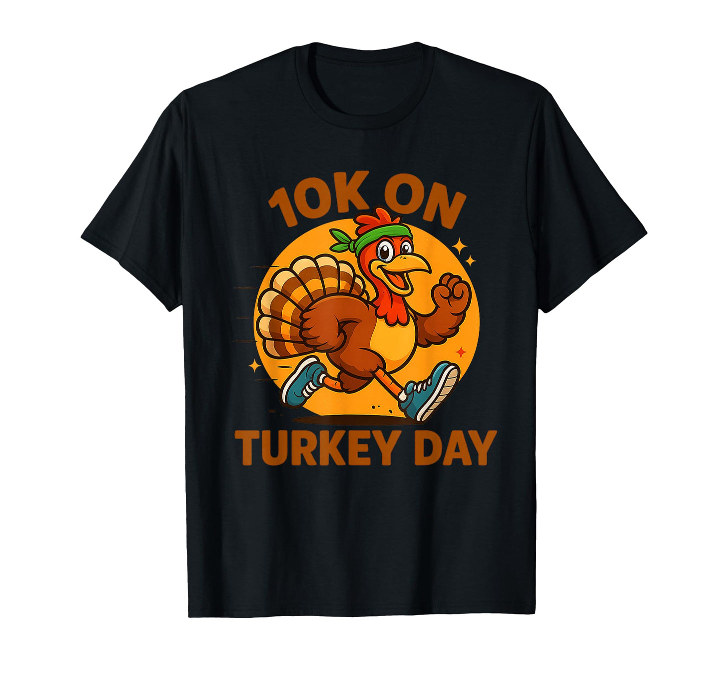 Funny 10K on Turkey Day Thanksgiving Runner Trot Squad T-Shirt