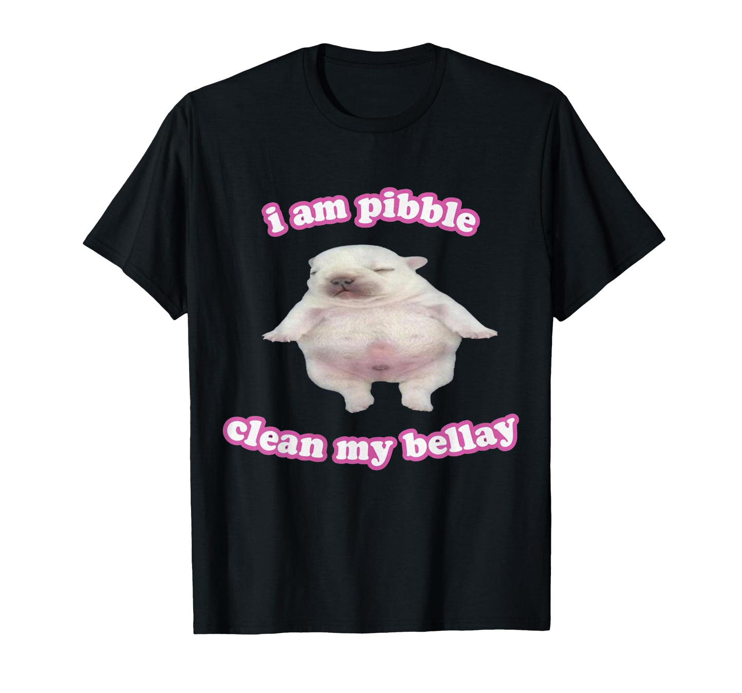Pink Pibble Dog Meme T-Shirt