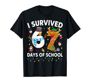 I Survived 67 Days of School Funny Meme Six Seven Christmas T-Shirt