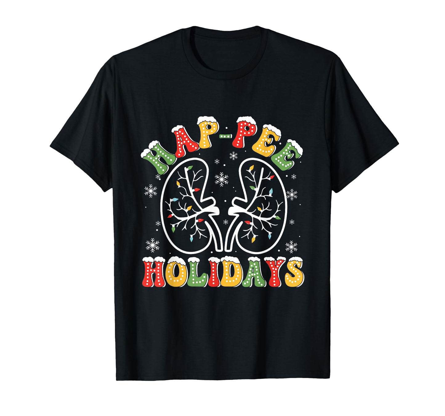 Funny Kidney Christmas Urology Nephrology Healthcare Nurse T-Shirt