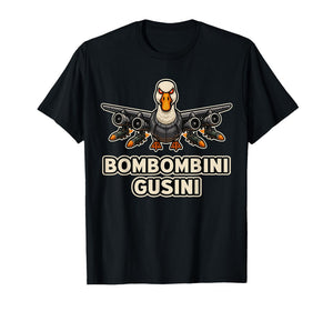 Bombombini Gusini - Funny Goose Brain Rot Kids Duck Meme T-Shirt