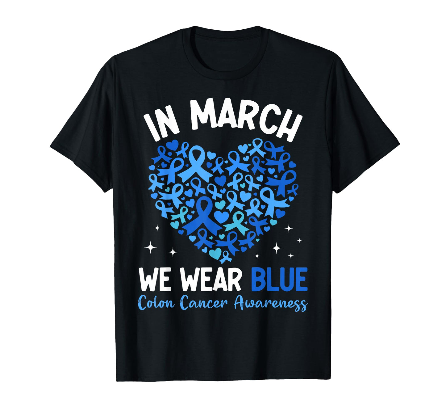 Colorectal Colon Cancer Awareness Blue Ribbon Colonoscopy T-Shirt
