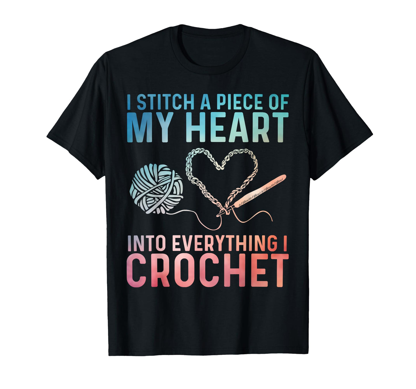 Funny Crochet Design for Men Women Crocheting Crochet Lover T-Shirt