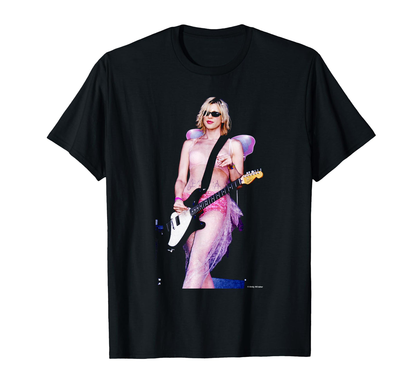 Hole Frontwoman Courtney Love Glastonbury 1999 Andy Willsher T-Shirt