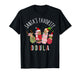 Santa's Favorite Doula Nurse Christmas Postpartum Midwife T-Shirt