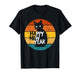 Happy New Year Cat Retro Sunset Cute Animal Shirt 2026 Party T-Shirt