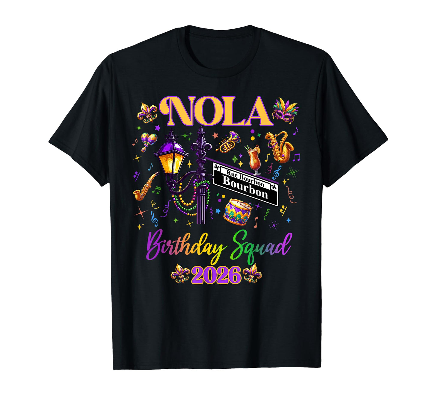 New Orleans Nola 2026 Girls' Birthday Bachelorette T-Shirt