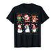Cute Christmas Dabbing Santa Elf Reindeer Boys Girls Xmas T-Shirt