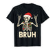 Christmas Bruh Rocker Skeleton Funny Xmas Men Women Kids T-Shirt