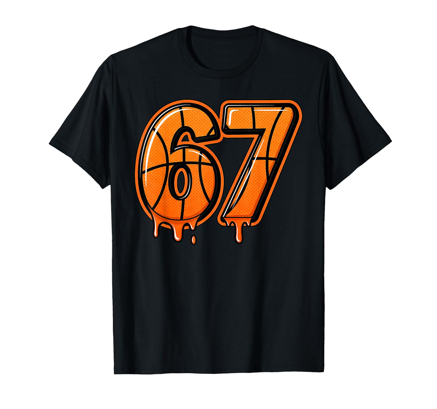 Six Seven Basketball Viral Gen Alpha Meme 67 Sports 6 7 T-Shirt