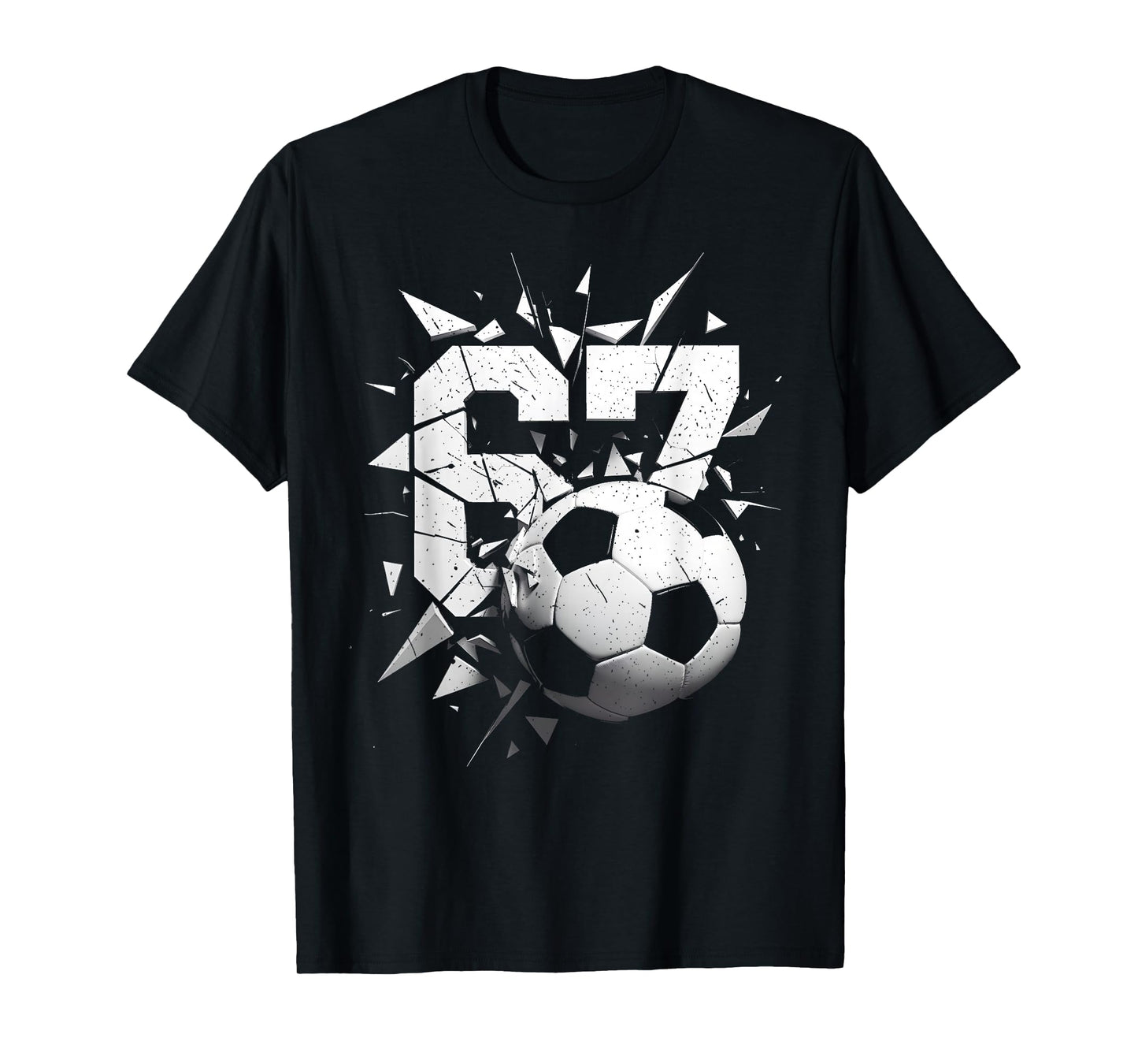 67 Six Seven Soccer Gen Alpha Brainrot Meme T-Shirt