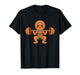 Gingerbread Girl Christmas Cookie Lifting Funny Holiday Gym T-Shirt