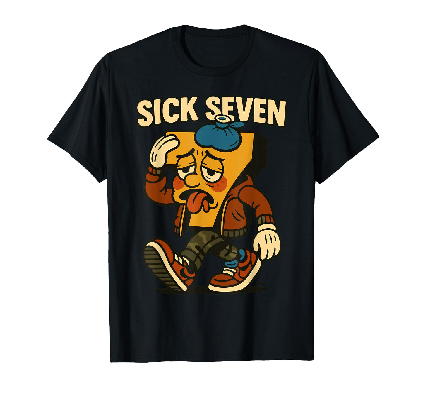 Sick Seven 67 Halloween Costume Funny Six Seven Meme T-Shirt