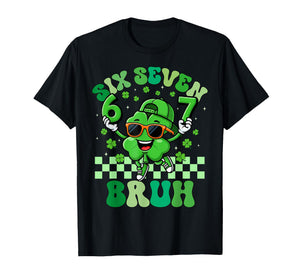 Six Seven 67 Meme St Patricks Day for Boys Girls Teens Kids T-Shirt