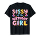 Sissy of The Birthday Girl Sweet Donut Birthday Party T-Shirt