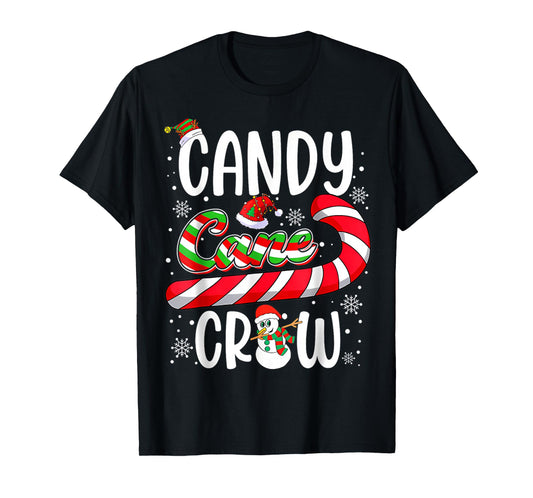 Christmas Candy Cane Funny Holiday Family Matching Pajama PJ T-Shirt