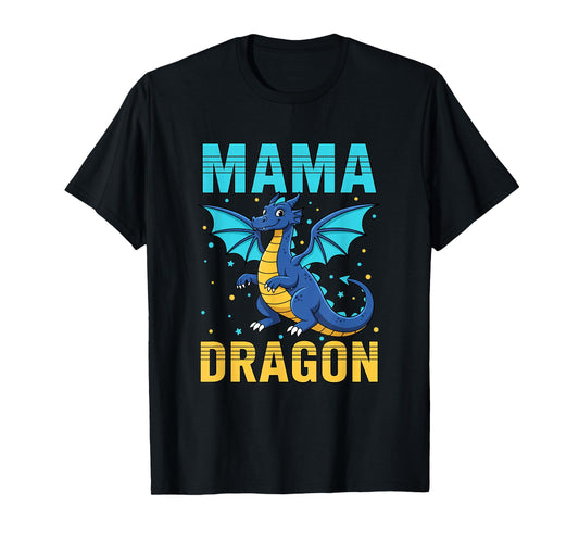 Mom Mama Dragon Matching Family Mom Design T-Shirt