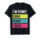 Doing Penny Things Funny Personalized Names Retro T-Shirt