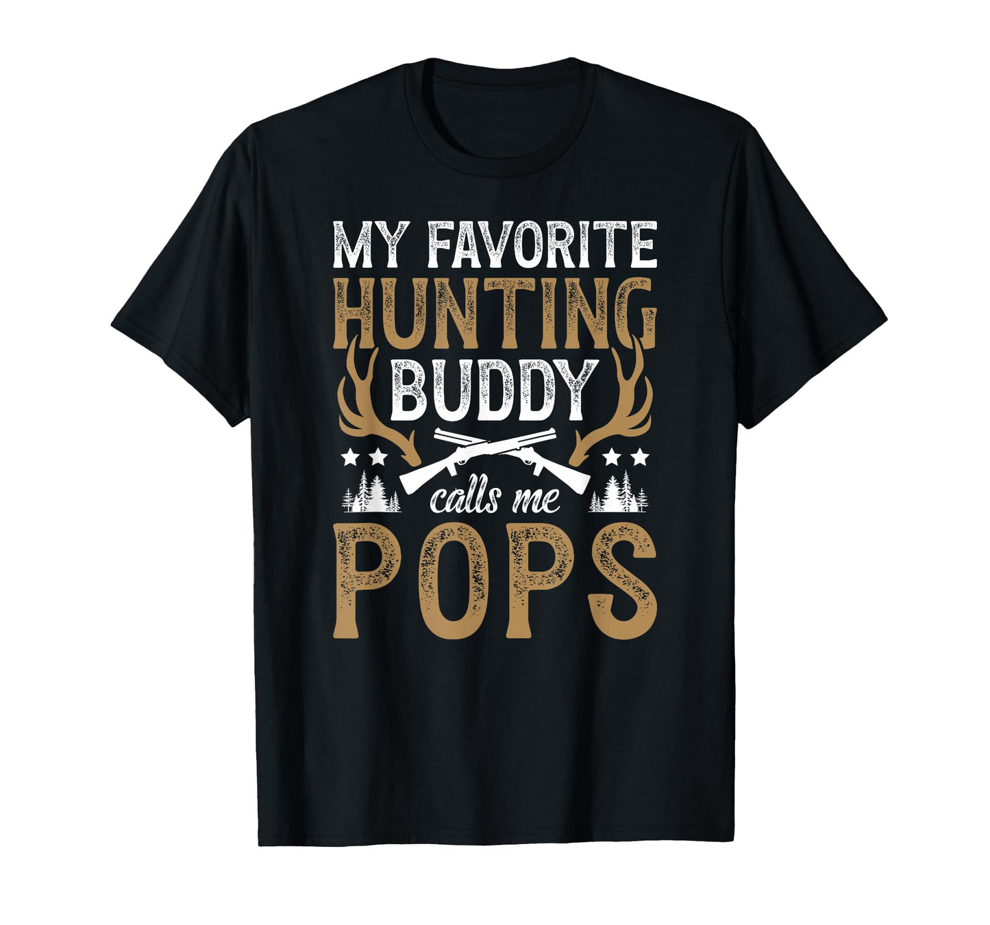 My Favorite Hunting Buddy Pops and Grandson T-Shirt