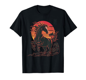 Chinese Zodiac Horse Sign Lunar New Year Astrology Design T-Shirt