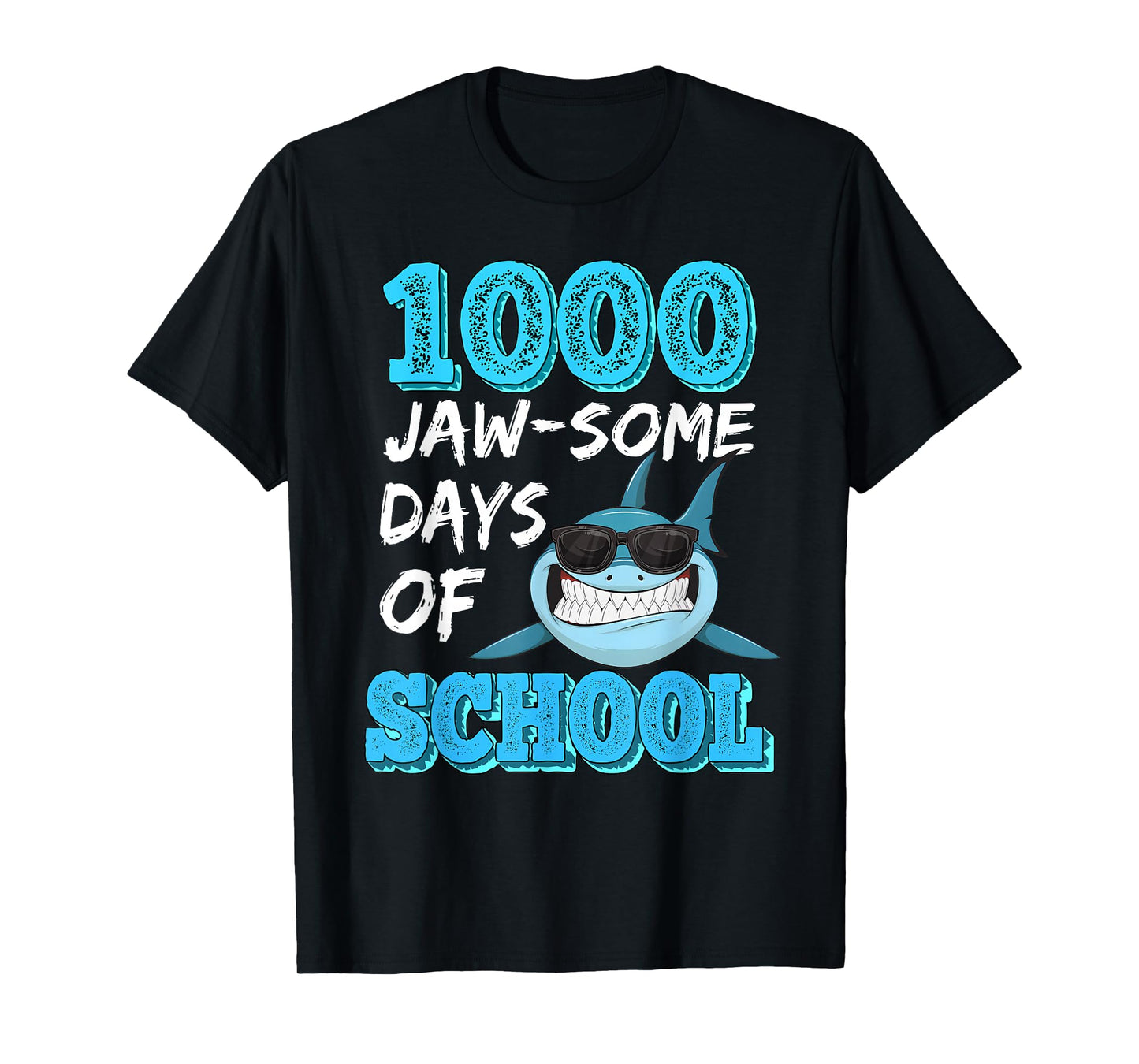 1000 Jawsome Days of School 100th Day of School 5th Grade T-Shirt